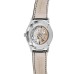 Relógio masculino Jaeger LeCoultre Master falso ultrafino com mostrador prateado e pulseira de couro preto 1238420