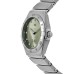 Relógio feminino falso Omega Constellation Quartz 28 MM com mostrador de diamante verde em aço 131.10.28.60.60.001