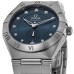 Cópia Omega Constellation Star 27 mm mostrador de diamante azul relógio feminino de aço inoxidável 131.10.34.20.53.001