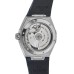 Replica Relógio Omega Constellation Co-Axial Master Chronometer cinza mostrador azul pulseira de couro 131.13.39.20.06.002
