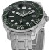 Cópia Omega Seamaster Diver 300 M mostrador verde pulseira de aço relógio masculino 210.30.42.20.10.001