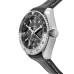 Réplica Omega Seamaster Planet Ocean 600M GMT de aço com pulseira de couro relógio masculino 215.33.44.22.01.001-SD