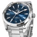 Réplica Omega Seamaster Aqua Terra 150m Master Co-Axial Blue Dial Steel Relógio masculino 220.10.41.21.03.004