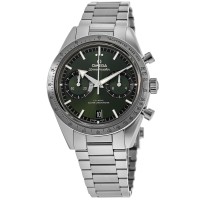 Replica Relógio Omega Speedmaster '57 Co-Axial Master Chronometer Chronograph 40,5 mm com mostrador verde em aço 332.10.41.51.10.001