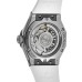 Relógio feminino falso Hublot Classic Fusion branco Orlinski Edition 550.NS.2200.RW.ORL20