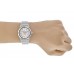 Cópia Breitling Chronomat Automático 36 Mostrador de Diamante Branco Relógio Feminino de Aço Inoxidável A10380101A2A1