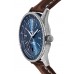 Cópia Breitling Navitimer 1 Automático 41 Mostrador Azul Pulseira de Couro Marrom Relógio Masculino A17326161C1P1