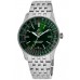 Cópia Breitling Navitimer Automático 41 Relógio Masculino de Aço com Mostrador Verde A17326361L1A1