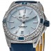 Réplica Breitling Super Chronomat Automático 38 Mostrador Azul Diamante Relógio Feminino A17356531C1P1