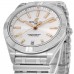 Relógio feminino falso Breitling Chronomat Quartz 32 com mostrador de diamante branco em aço inoxidável A77310101A3A1