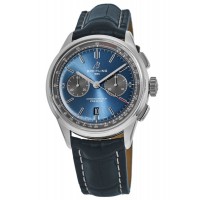 Replica Relógio Breitling Premier B01 cronógrafo 42 mostrador azul automático pulseira de crocodilo AB0118A61C1P2