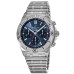 Réplica Breitling Chronomat B01 42 Relógio cronógrafo azul com mostrador em aço inoxidável AB0134101C1A1