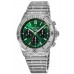 Réplica Breitling Chronomat B01 42 Relógio cronógrafo verde com mostrador em aço inoxidável AB0134101L1A1