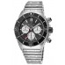 Cópia Breitling Super Chronomat B01 44 Relógio masculino de aço com mostrador preto AB0136251B1A1