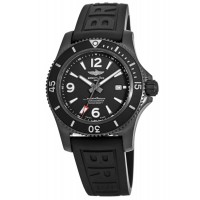 Réplica Breitling Superocean 46 Relógio Masculino com Pulseira de Borracha Preta em Aço Preto M17368B71B1S1-SD