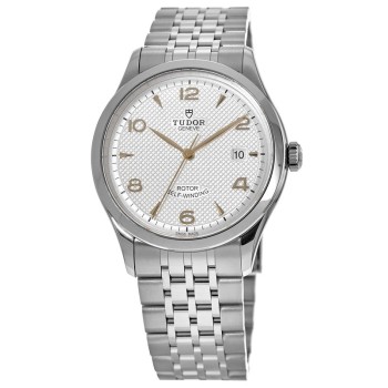 Replica Relógio Tudor 1926 39 mm com mostrador prateado em aço inoxidável M91550-0001