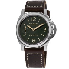 Cópia Panerai Luminor Marina 8 dias edição limitada relógio masculino com mostrador verde PAM00911-PO