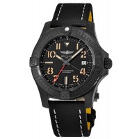 Copiar relógio masculino Breitling Avenger automático GMT 45 Night Mission V32395101B1X3