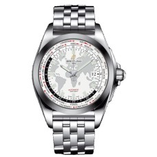 Réplica de relógio masculino Breitling Galactic Unitime Sleek T WB3510U0/A777-375A