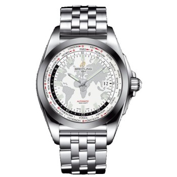Réplica de relógio masculino Breitling Galactic Unitime Sleek T WB3510U0/A777-375A