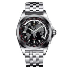 Copiar relógio masculino Breitling Galactic Unitime Sleek T WB3510U4/BD94-375A