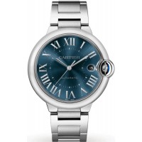Relógio masculino Cartier Ballon Bleu de Cartier com mostrador azul falso WSBB0061