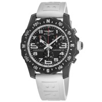 Réplica Breitling Professional Endurance Pro Relógio Masculino com Pulseira de Borracha Branca X82310A71B1S1