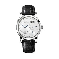 Relógio Lange & Söhne Lange 1 101.026 com caixa em aço inoxidável e mostrador branco.