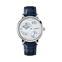 Um relógio Lange & Söhne Grand Lange 1 Moon Phase 25th Anniversary em ouro branco 18 quilates, modelo 139.066.