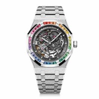 Réplica do Audemars Piguet Royal Oak Frosted Gold Double Vazwork Balance Wheel 15412BC.YG.1224BC.03