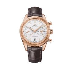 Relógio masculino Omega Speedmaster 57 41,5 mm prateado O33153425102002 Relógio masculino Omega Speedmaster 57 41,5 mm prateado O33153425102002