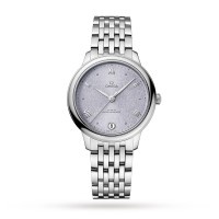 Relógio feminino Omega De Ville Prestige Co-Axial Master Chronometer 34mm na cor azul O43410342003001