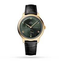 Relógio masculino Omega De Ville Prestige Co-Axial Chronometer Power Reserve 41mm Verde O43453412110001