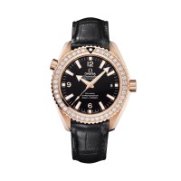 Relógio masculino Omega Seamaster Planet Ocean 42mm preto O23258422101001