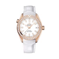 Relógio masculino Omega Seamaster Planet Ocean 42mm branco O23258422104001