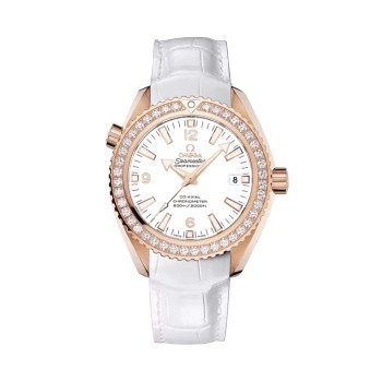 Relógio masculino Omega Seamaster Planet Ocean 42mm branco O23258422104001