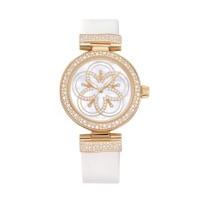 Relógio feminino Omega De Ville Ladymatic 34mm em madrepérola O42567342055005