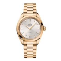 Relógio feminino Omega Seamaster Aqua Terra Shades 34mm prateado O22050342002001