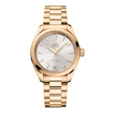 Relógio feminino Omega Seamaster Aqua Terra Shades 34mm prateado O22050342002001