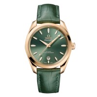 Relógio feminino Omega Seamaster Aqua Terra Shades 38mm, verde, O22053382010001