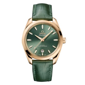 Relógio feminino Omega Seamaster Aqua Terra Shades 38mm, verde, O22053382010001