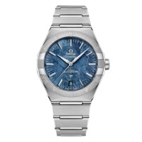 Relógio masculino Omega Constellation 41mm azul O13130412199003 Relógio masculino Omega Constellation 41mm azul O13130412199003
