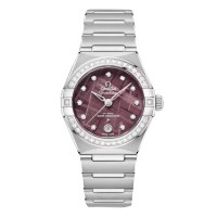 Relógio feminino Omega Constellation 29mm, roxo O13115292099001
