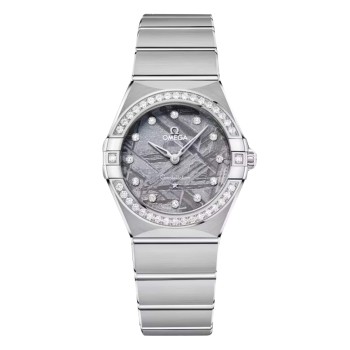 Relógio feminino Omega Constellation 28mm, roxo O13115286099001