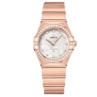 Relógio feminino Omega Constellation 28mm na cor cinza O13155286099005