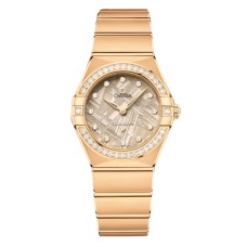 Relógio feminino Omega Constellation 28mm, bege, O13155286099006 Relógio feminino Omega Constellation 28mm, bege, O13155286099006