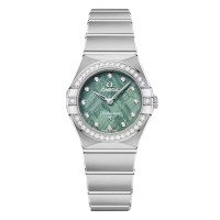 Relógio feminino Omega Constellation 25mm, verde, O13115256099001 Relógio feminino Omega Constellation 25mm, verde, O13115256099001