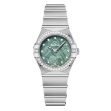 Relógio feminino Omega Constellation 25mm, verde, O13115256099001 Relógio feminino Omega Constellation 25mm, verde, O13115256099001