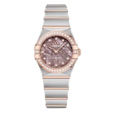 Relógio feminino Omega Constellation 25mm, roxo O13125256099001 Relógio feminino Omega Constellation 25mm, roxo O13125256099001