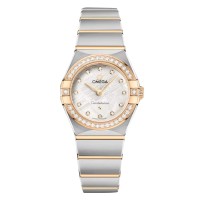 Relógio feminino Omega Constellation 25mm cinza O13125256099002